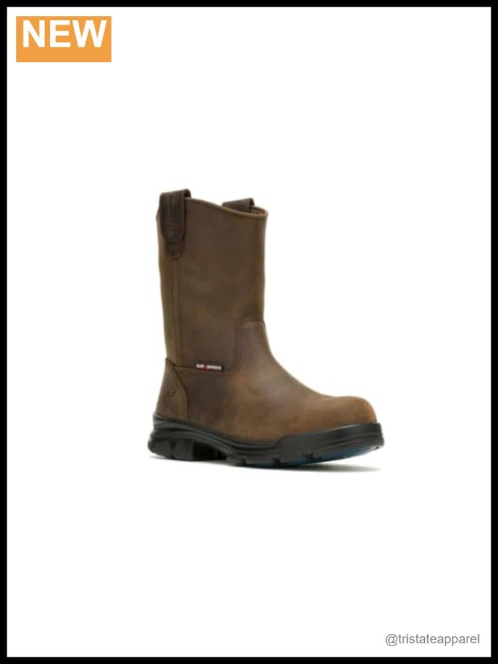 Waterproof Leather Composite Toe Work Boot Wellington Industrial